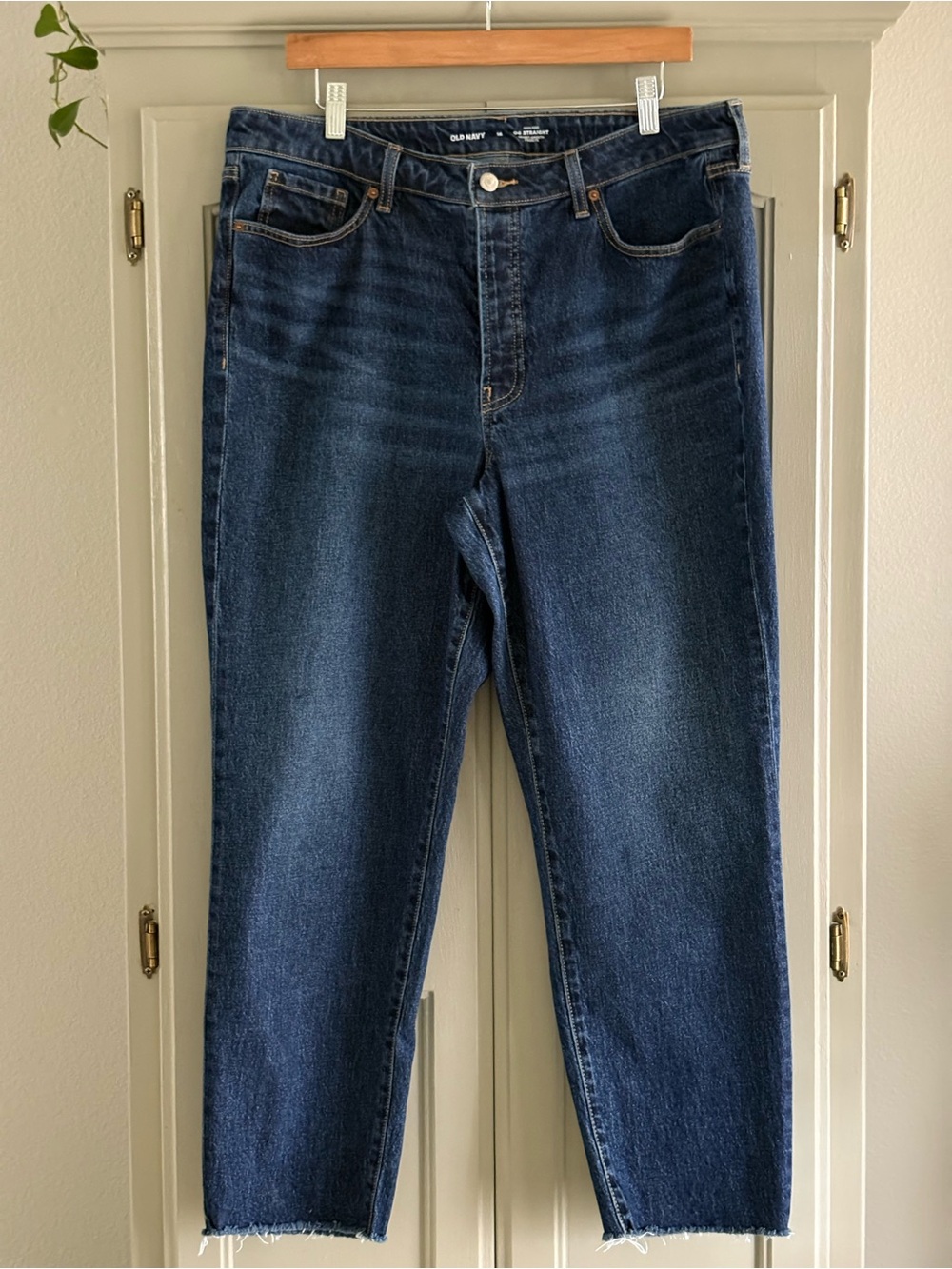 Old Navy O.G. High Rise Straight Leg Jean | Twila |  Button Fly |Secret Slim 16